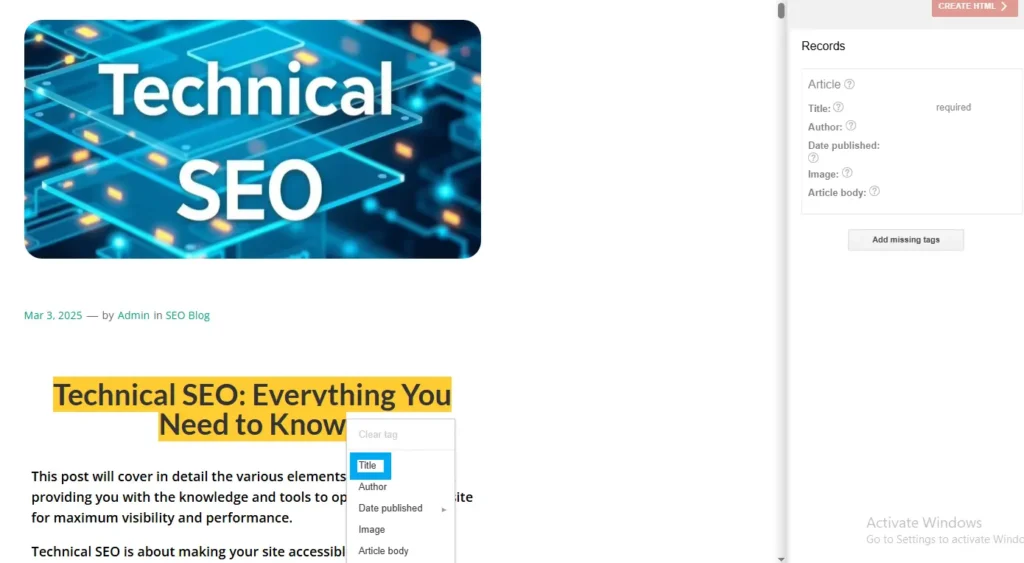 Schema Markup: What It Is and How to Use It? 15 Structured Data Markup Helper Title 2