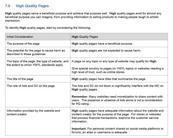 What Is Google E-E-A-T And Why Does It Matter For SEO? 5 high quality pages search quality evaluator guidelines